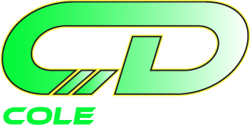 Cole Denton Racing Logo White